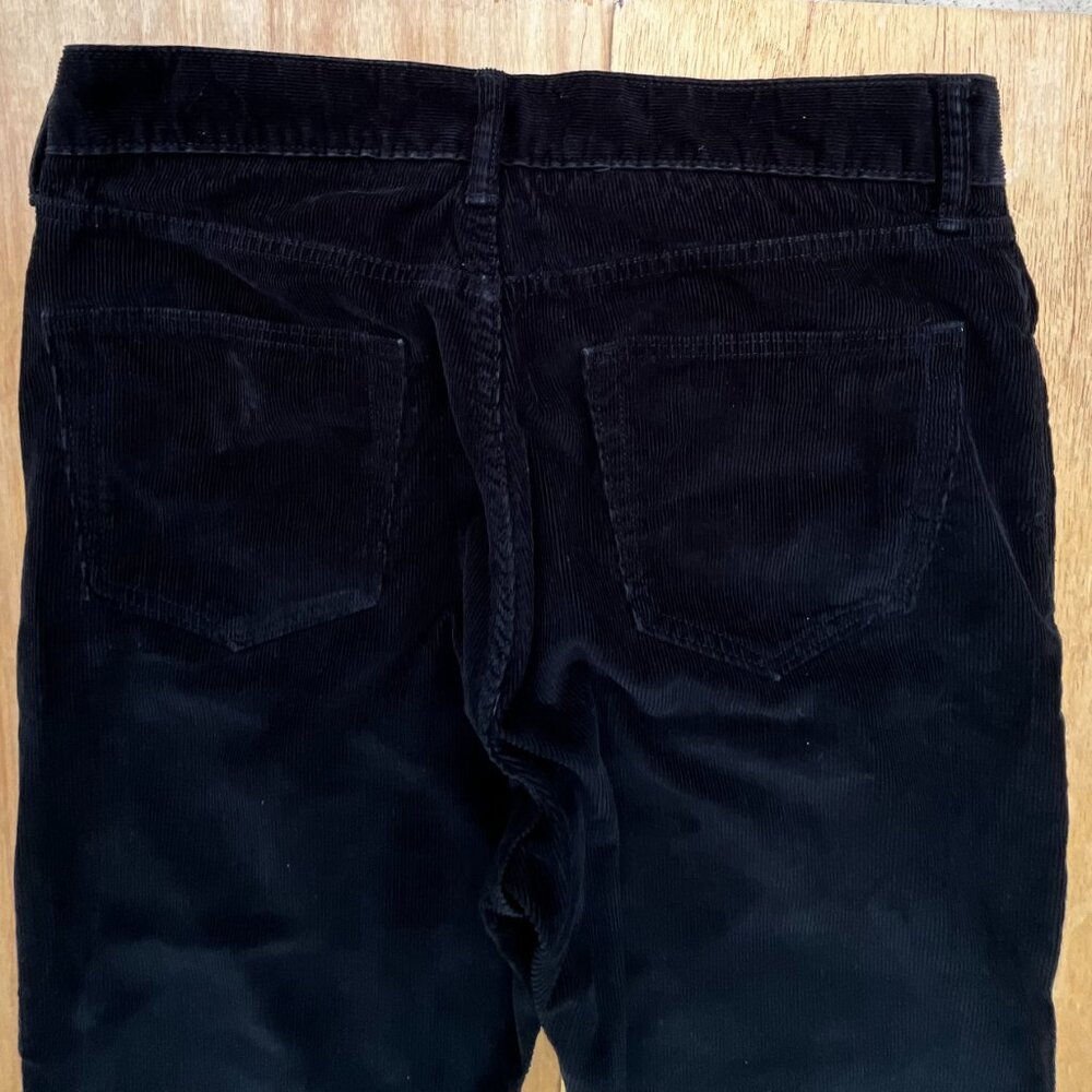 BANANA REPUBLIC PIMA COTTON CORDUROY STRAIGHT JEANS MEN’S sz 34W 34L Black - Picture 5 of 12